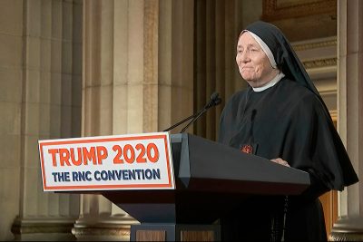 Sister Deirdre Byrne at the GOP Convention – “I’m not just pro-life…I’m pro-eternal life!”