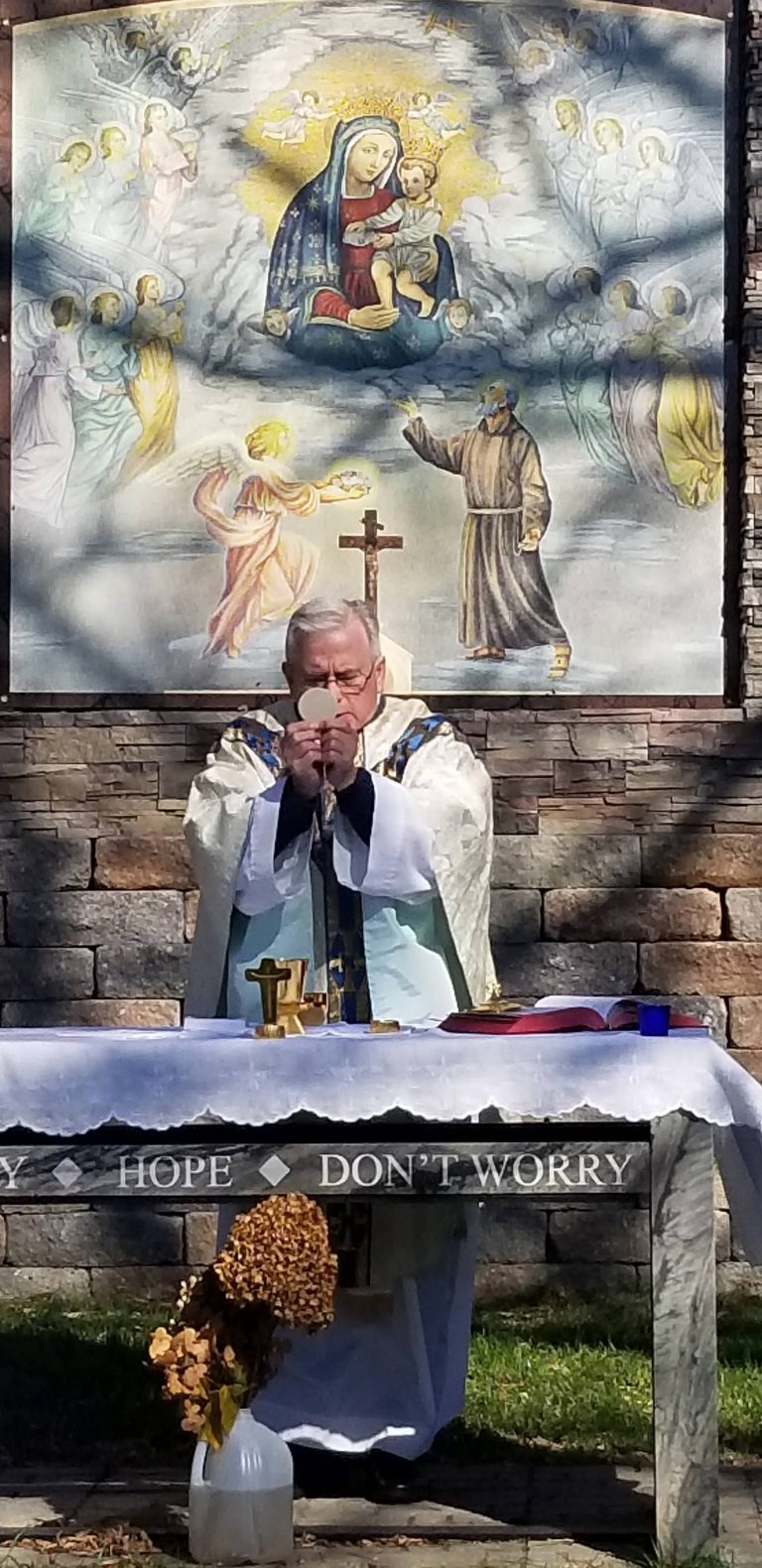 October 31, 2020, Fr. Tim Nelson celebrated the forth Mass on the Howell, MI campus.