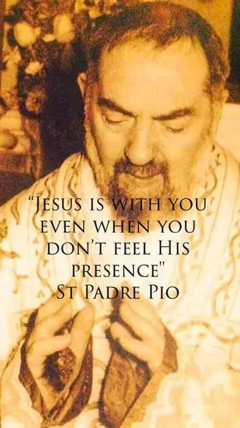 La Voce di San Padre Pio ✞ 🇮🇹 on Instagram: “.  You see yourself to be  abandoned, but I assure you that Jesus is holding y…